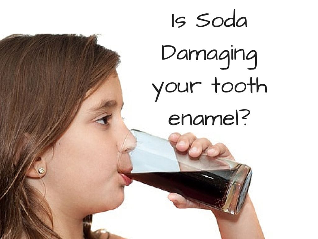 is soda damaging tooth enamel